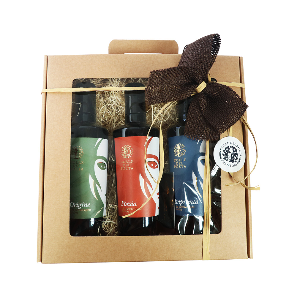 Confezione-regalo-tris-oli-extra-vergini-500ml-colle-del-poeta Confezione regalo tris di oli extra vergini di oliva 500ml