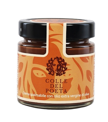 Crema spalmabile alle nocciole con olio extra vergine di oliva 250g Colle del Poeta