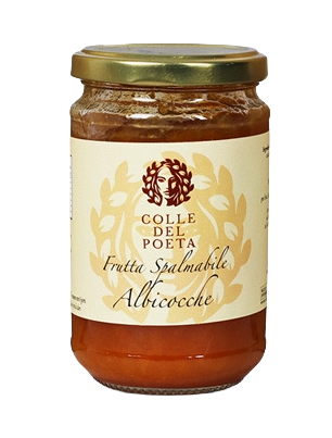 Marmellata Frutta Spalmabile Albicocche 300g Colle del Poeta