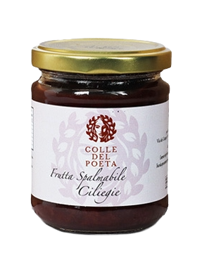 Marmellata Frutta Spalmabile Ciliegie 200g Colle del Poeta